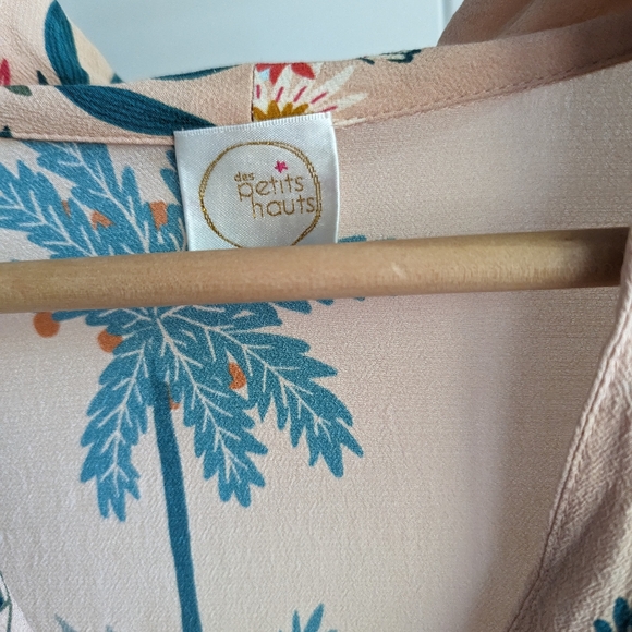 Des Petit Haut Silk-blend Shirt - Picture 3 of 6